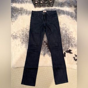 Vintage Frankie B straight leg, boot cut, blue jeans, size 4.